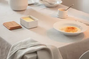Porcelánová maslienka Nordic kitchen s dubovým vekom, Legio Nova - Eva Solo