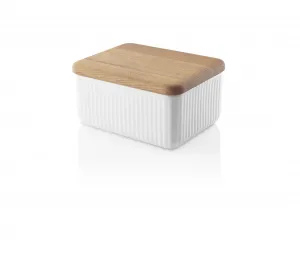 Porcelánová maslienka Nordic kitchen s dubovým vekom, Legio Nova - Eva Solo