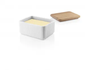 Porcelánová maslienka Nordic kitchen s dubovým vekom, Legio Nova - Eva Solo