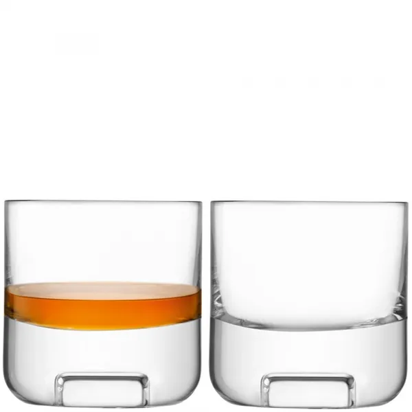 Súprava na whisky s jaseňovým podnosom a korkom - LSA International