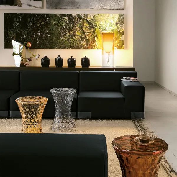 Kartell Stolička Stone, viac farieb Farba: Kouřová