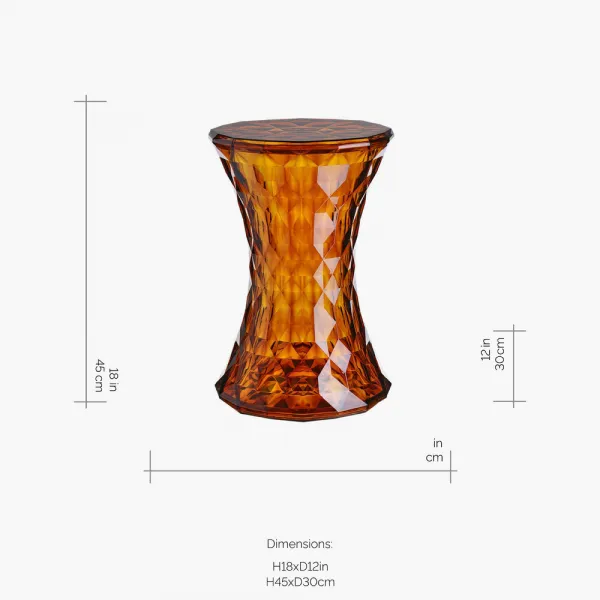 Kartell Stolička Stone, viac farieb Farba: Kouřová