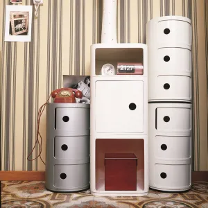 Kartell Stolík s úložným priestorom Componibili 4967, 3 úložné diely, viac farieb Farba: černá