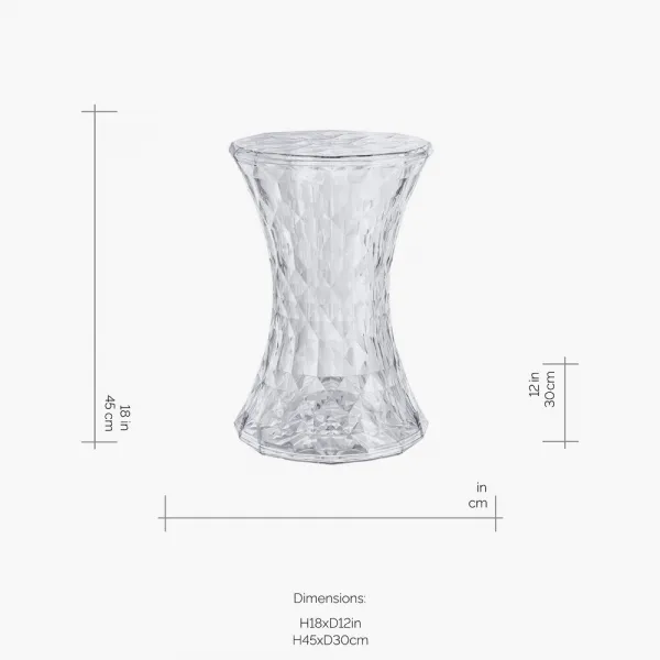 Kartell Stolička Stone, viac farieb Farba: Kouřová