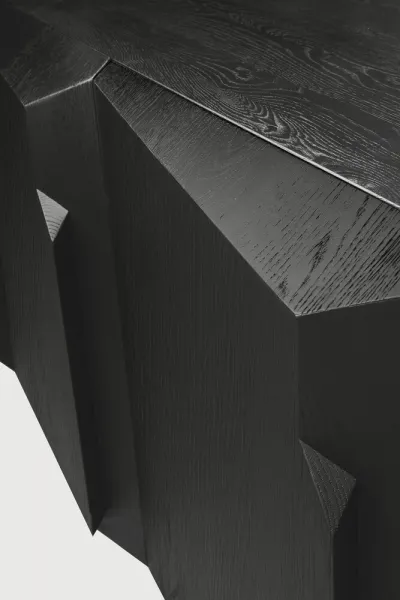 Komoda Oak Stairs 200 cm, čierna - Ethnicraft