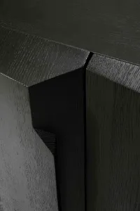 Komoda Oak Stairs 150 cm, čierna - Ethnicraft