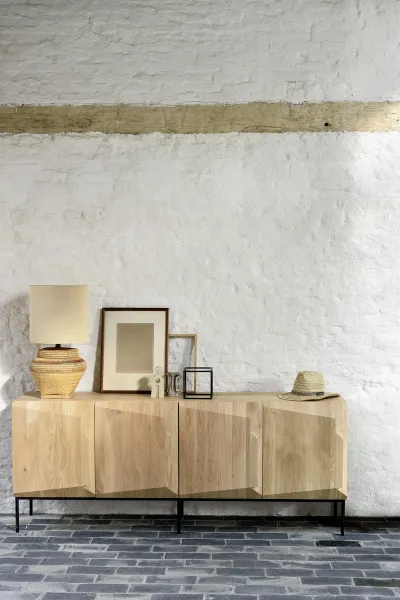 Komoda Oak Stairs 200 cm, svetlá - Ethnicraft