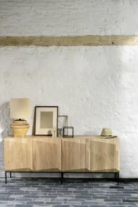 Komoda Oak Stairs 200 cm, svetlá - Ethnicraft