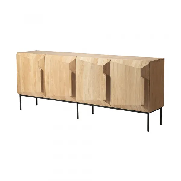 Komoda Oak Stairs 200 cm, svetlá - Ethnicraft