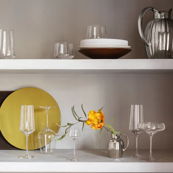 Poháre na šumivé víno BERNADOTTE, set 6 ks - Georg Jensen