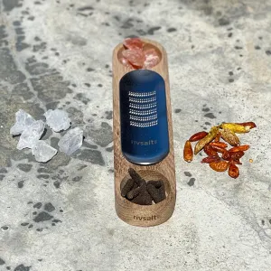 Set Spice Tasters so strúhadlom - soľ, korenie, chili v darčekovom balení - rivsalt