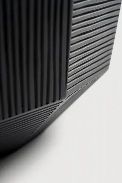 Mahagónová misa Black Striped bowl - Ethnicraft