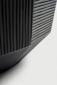 Mahagónová misa Black Striped bowl - Ethnicraft