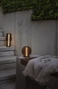 Dobíjacia stolná LED lampa, dymový dub - Eva Solo