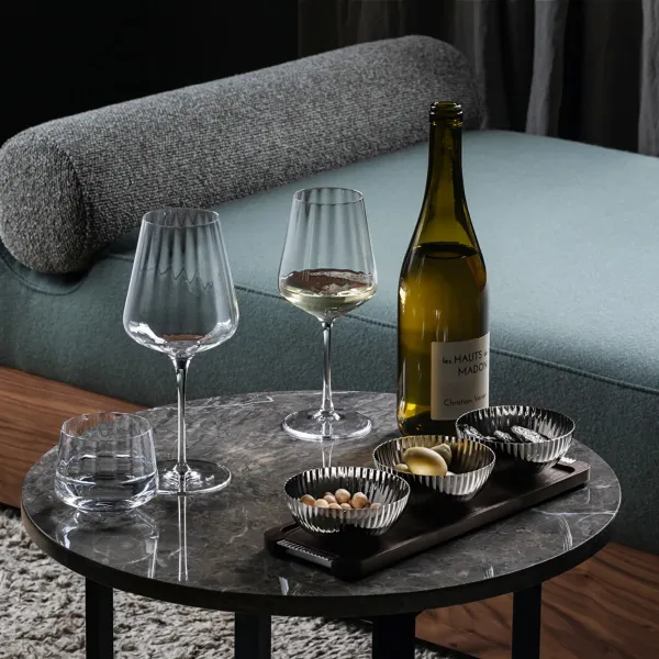 Poháre na biele víno Bernadotte, set 6 ks - Georg Jensen