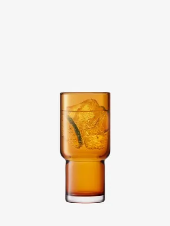Vysoké poháre Utility 390 ml, jantárová, 2ks - LSA international