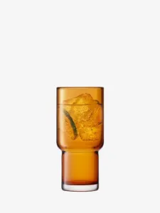 Vysoké poháre Utility 390 ml, jantárová, 2ks - LSA international