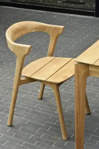 Vonkajšia jedálenská stolička Bok - teak - Ethnicraft