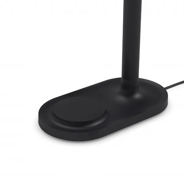 Lampa Emendo s Qi bezdrôtovým nabíjaním, čierna - Eva Solo