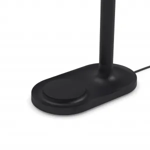 Lampa Emendo s Qi bezdrôtovým nabíjaním, čierna - Eva Solo