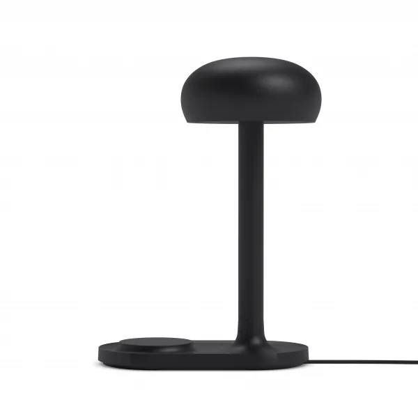 Lampa Emendo s Qi bezdrôtovým nabíjaním, čierna - Eva Solo