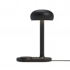 Lampa Emendo s Qi bezdrôtovým nabíjaním, čierna - Eva Solo