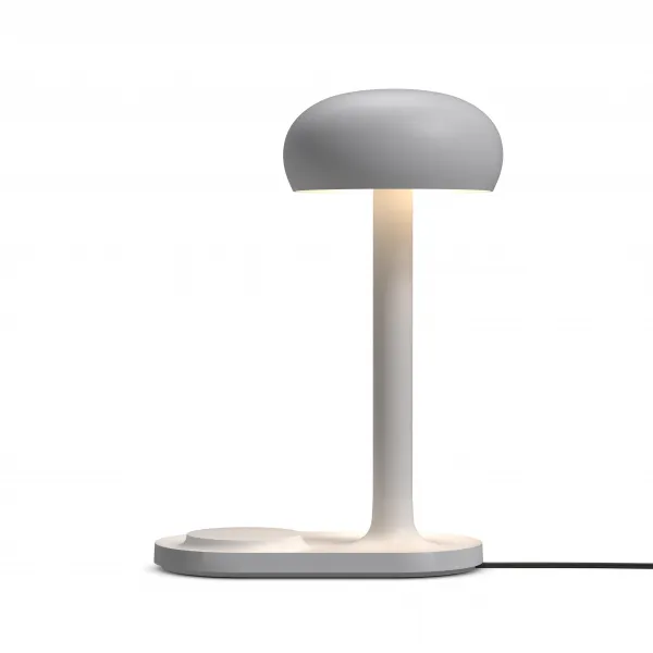 Lampa Emendo s Qi bezdrôtovým nabíjaním, krémová - Eva Solo