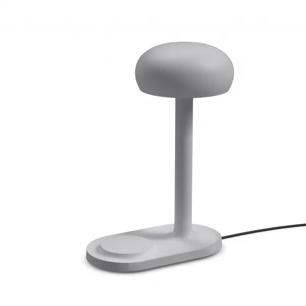Lampa Emendo s Qi bezdrôtovým nabíjaním, krémová - Eva Solo