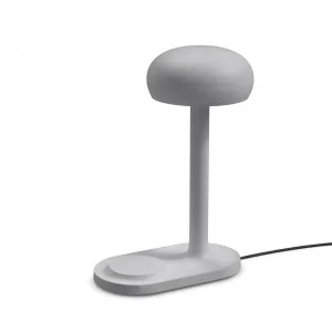 Lampa Emendo s Qi bezdrôtovým nabíjaním, krémová - Eva Solo