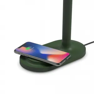 Lampa Emendo s Qi bezdrôtovým nabíjaním, smaragdovo zelená - Eva Solo