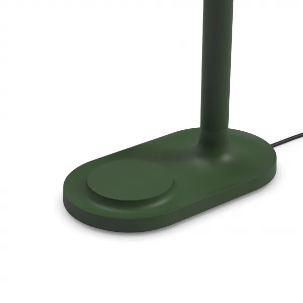 Lampa Emendo s Qi bezdrôtovým nabíjaním, smaragdovo zelená - Eva Solo