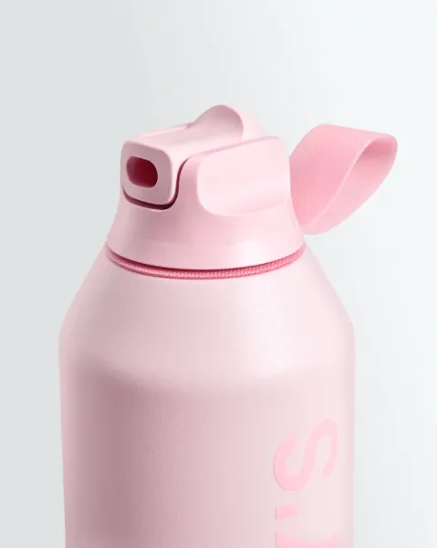 Termofľaša Chilly's Bottles - jemná ružová 1000ml, edícia Series 2 Flip