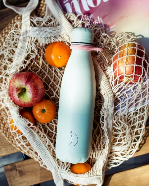 Termofľaša Chilly's Bottles - celá čierna 500ml, edícia Original