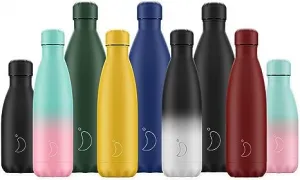 Termofľaša Chilly's Bottles - celá čierna 500ml, edícia Original