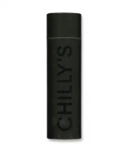 Termofľaša Chilly's Bottles - celá čierna 500ml, edícia Original