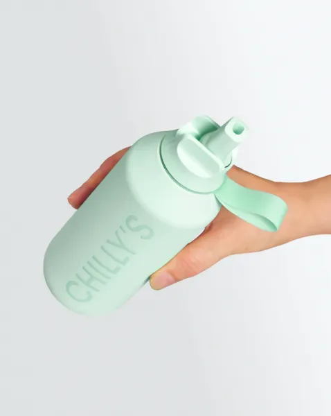 Termofľaša Chilly's Bottles - jemná zelená 500ml, edícia Series 2 Flip