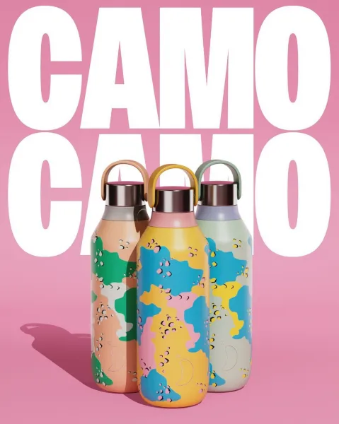 Termofľaša Chilly's Bottles - Desert Camo green 500ml, edícia Studio/Series 2