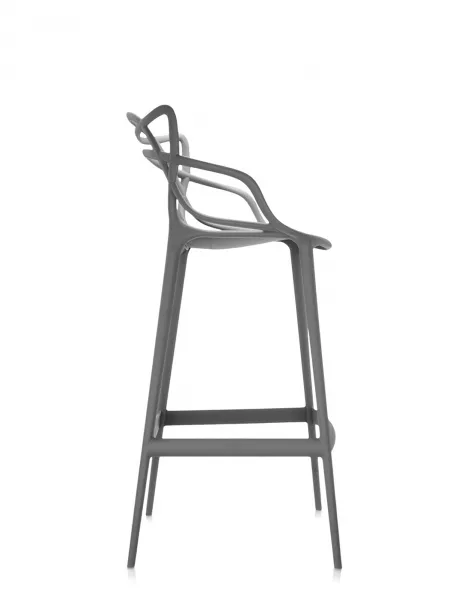Barová stolička MASTERS, v. 75 cm, viac farieb - Kartell Farba: černá