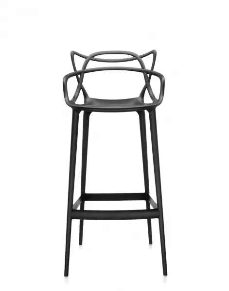 Barová stolička MASTERS, v. 75 cm, viac farieb - Kartell Farba: černá