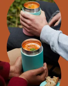 Termobox na jedlo Chilly's Bottles - matná modrá 500ml, edícia Original
