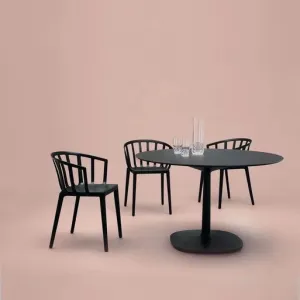 Jedálenská stolička Venice, matná čierna - Kartell