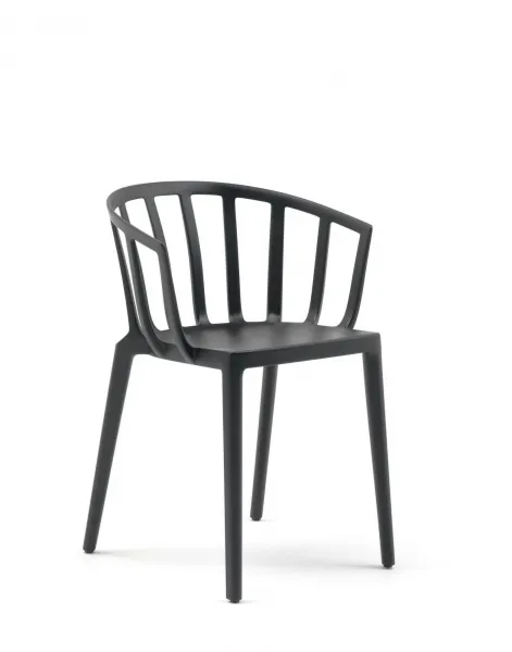 Jedálenská stolička Venice, matná čierna - Kartell