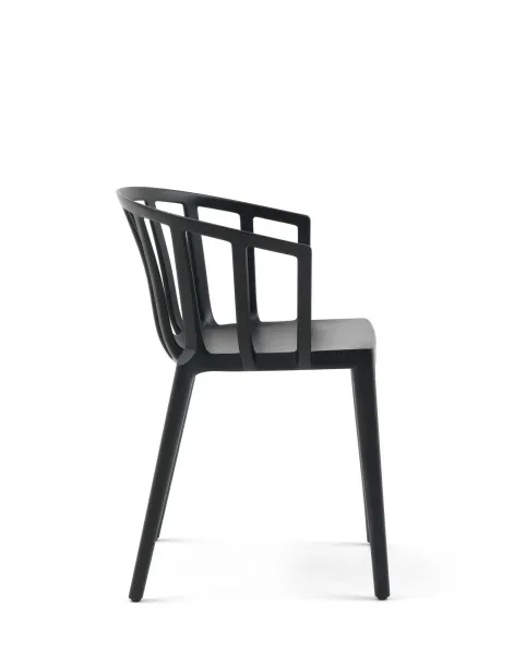 Jedálenská stolička Venice, matná čierna - Kartell