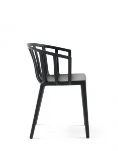 Jedálenská stolička Venice, matná čierna - Kartell