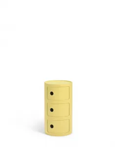 Kartell Stolík s úložným priestorom Componibili BIO 5970, 3 úložné diely, viac farieb Farba: růžová