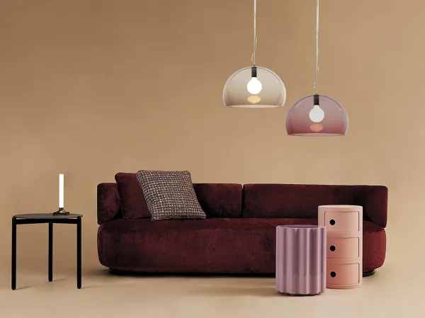 Závesné svetlo FL/Y, viac farieb - Kartell Farba: křišťál