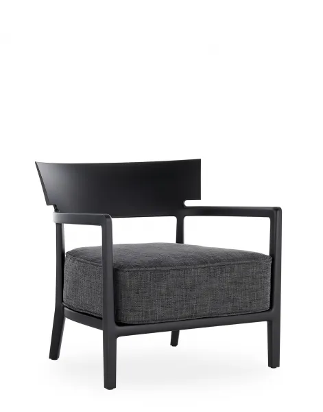Kreslo CARA MAT, čierne - Kartell