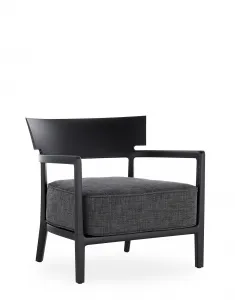 Kreslo CARA MAT, čierne - Kartell