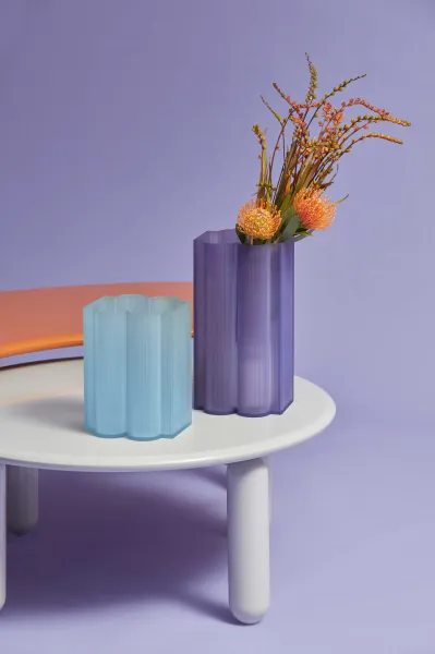 Váza OKRA 34 cm, viac variantov - Kartell Farba: světle modrá