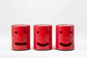 Stolík Componibili Smile, červený - Kartell